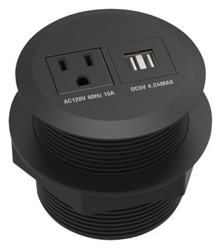 Docking Station 271, 1 Outlet, 2 Fast Charging USB