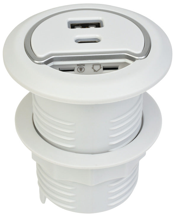 Power/Data Station, Grommet Mount