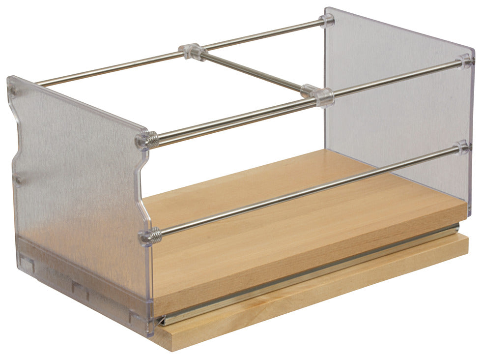 Individual Pull-Out Spice Rack, Wooden Cabinet Accessory
