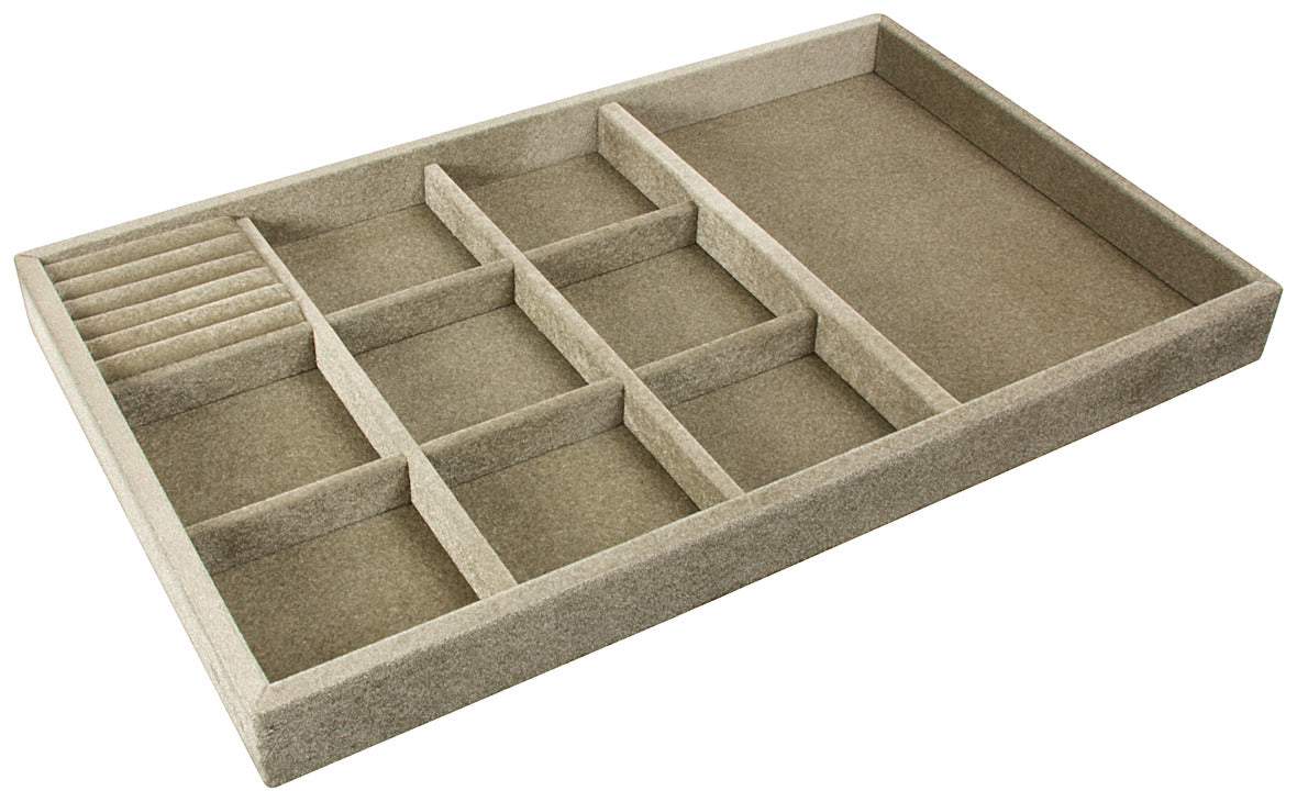 Jewelry Tray, 2" Depth Velvet