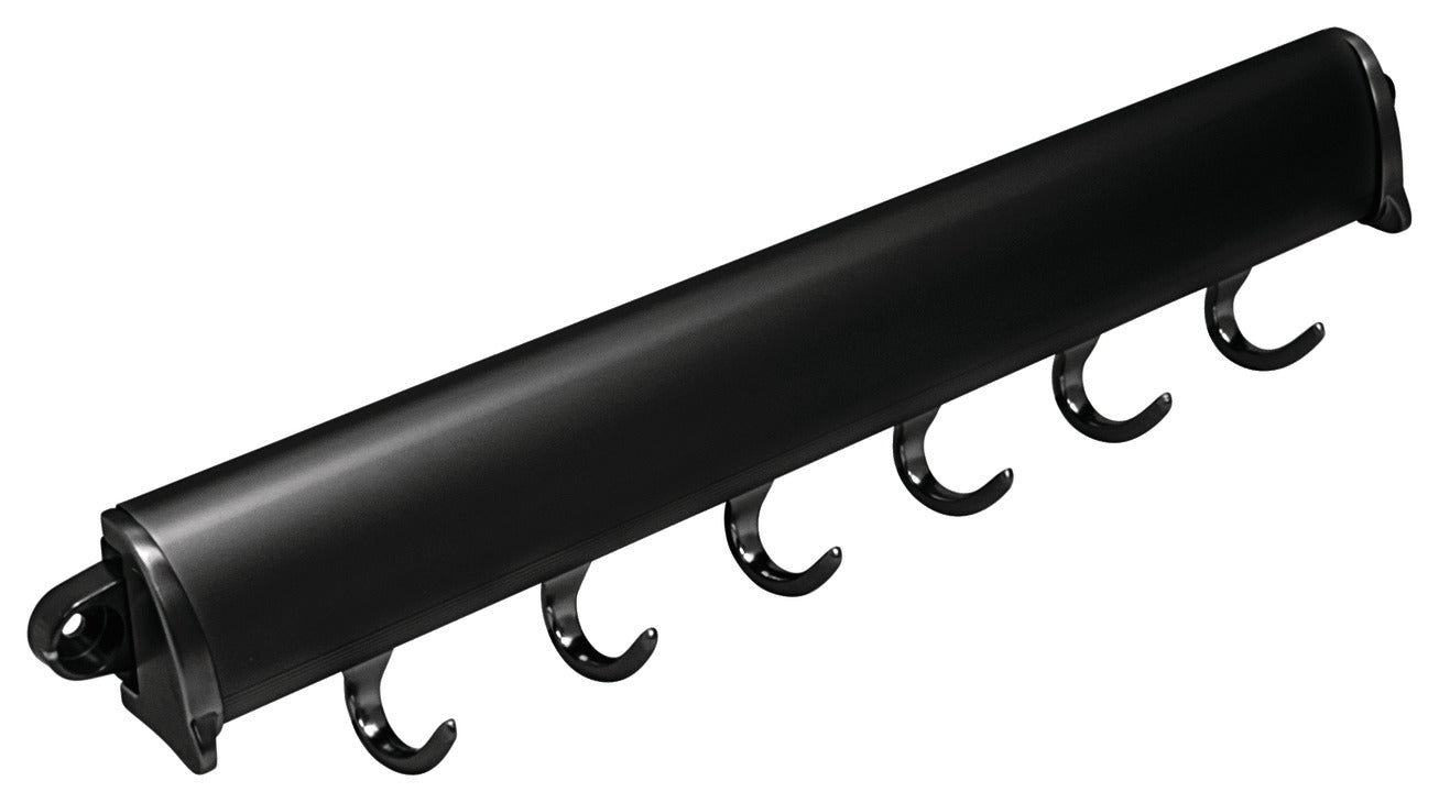 Fixed Accessory Rack, TAG Synergy Elite Collection, 6 Hook, 15 1/4"