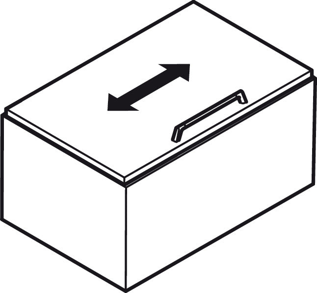 Maxi Chest Stay, Maxi up, for lids made of wood or with aluminum frame