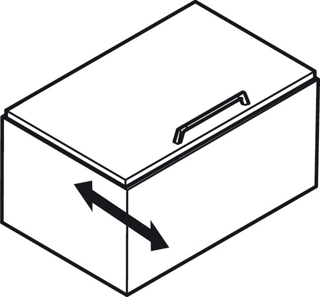 Maxi Chest Stay, Maxi up, for lids made of wood or with aluminum frame
