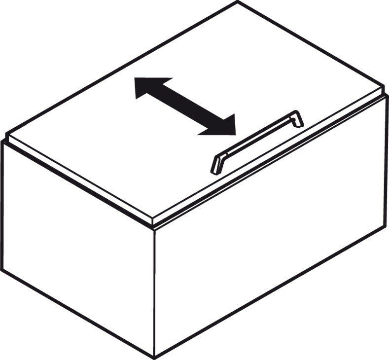 Maxi Chest Stay, Maxi up, for lids made of wood or with aluminum frame