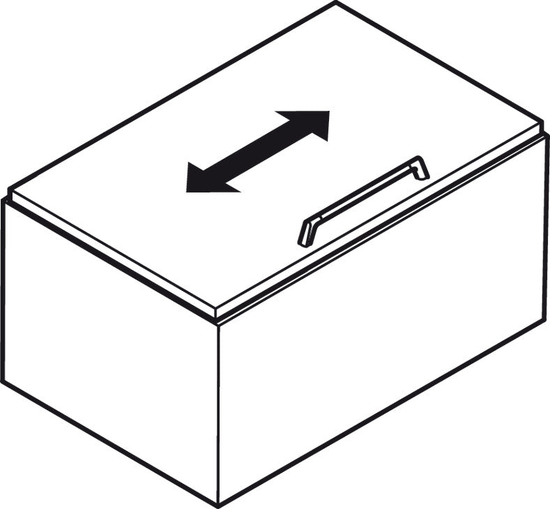 Maxi Chest Stay, Maxi up, for lids made of wood or with aluminum frame