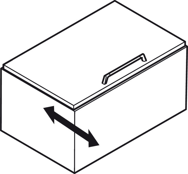 Maxi Chest Stay, Maxi up, for lids made of wood or with aluminum frame